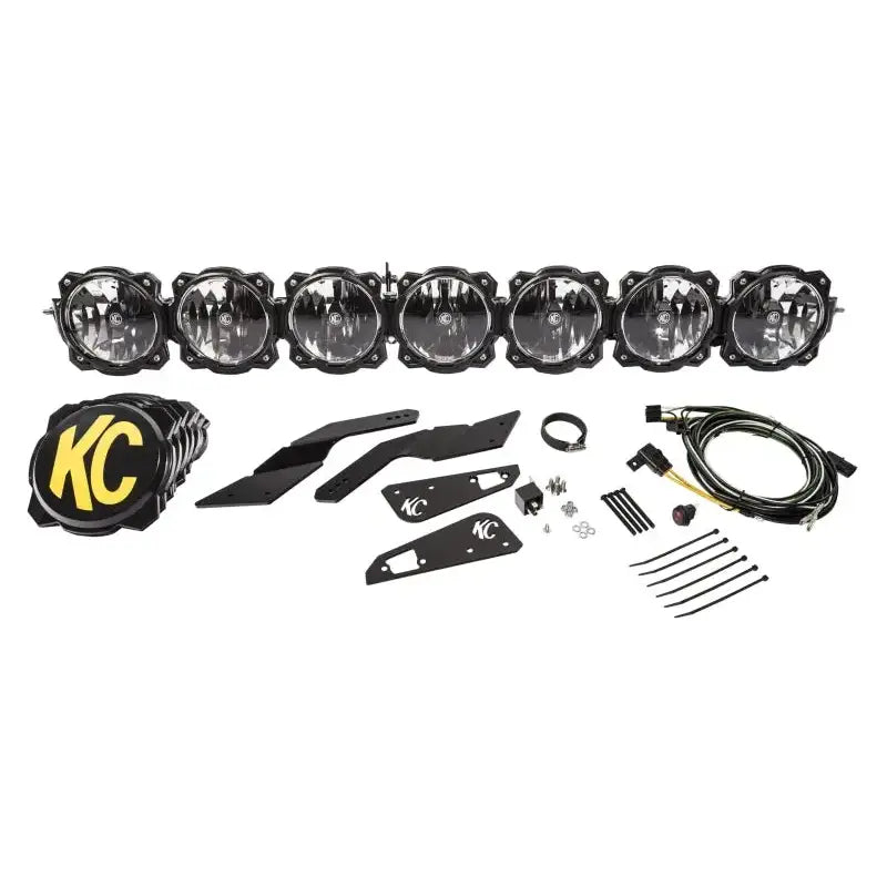 KC HiLiTES Can-Am X3 45in. Pro6 Gravity LED 7-Light 140w Combo Beam Overhead Light Bar System - 91334