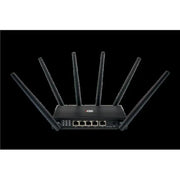 Black KC1000 King King Passport Mobile Cellular Router with six antennas for better coverage
