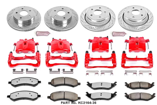 KC2164-36 Powerstop Z36 1-Click Kit W/Caliper