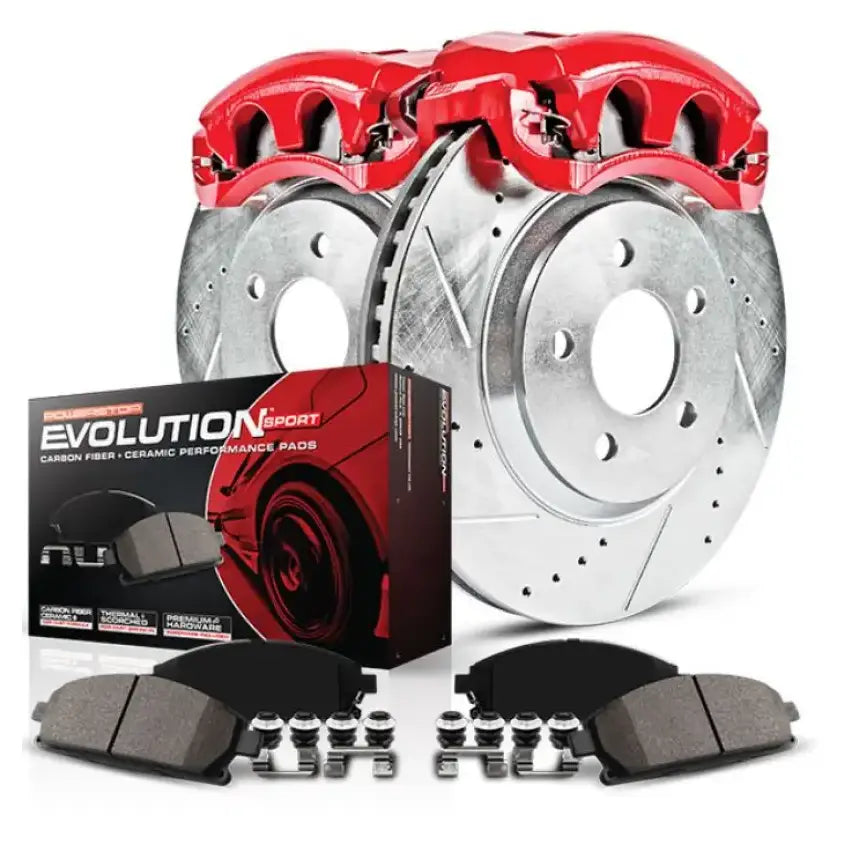 KC2798 Powerstop F&R Brake Kit W/Calipers