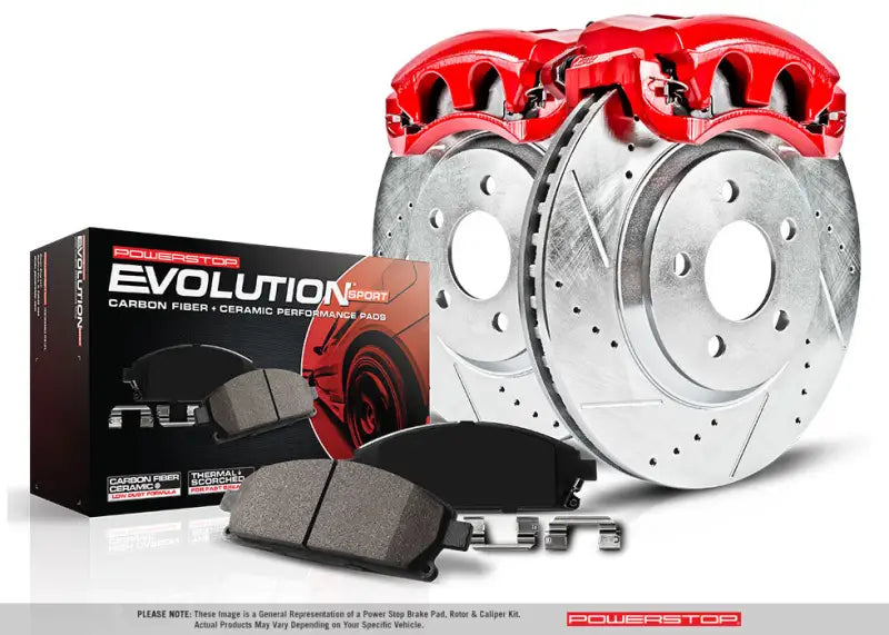 KC6268 Powerstop 1 Click Kit W/Calipers - Brake
