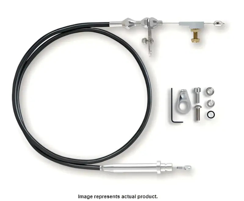 Lokar KDP-20PGBLDU 48-inch universal black housing powerglide cable