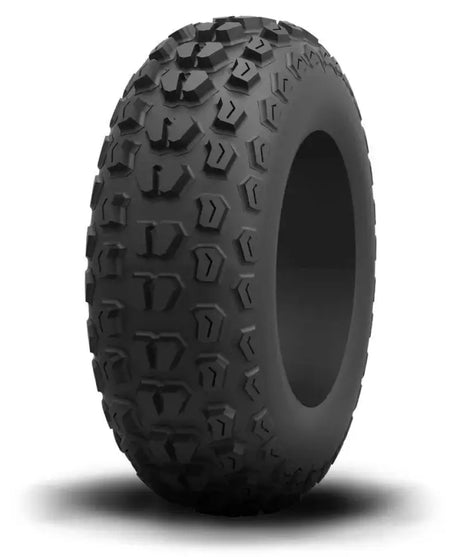Dark grey knobby off-road tire from Kenda K532 Klaw XC front tire series