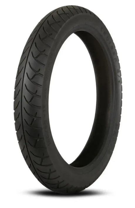 Black motorcycle tire Kenda K671 Cruiser Front Tires for optimal ride comfort