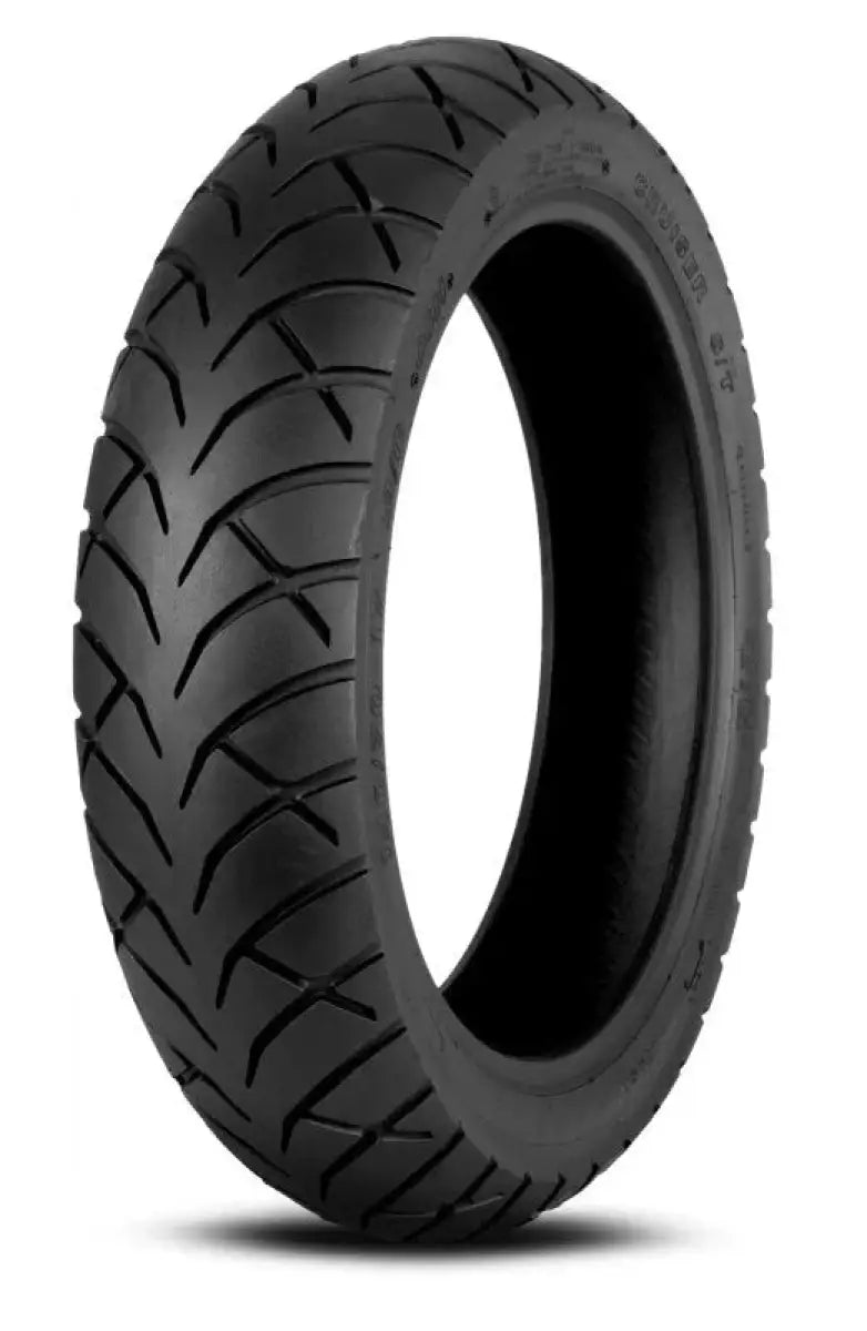 Black motorcycle tire with tread for Kenda K671 Cruiser Rear Tires 140/70H-17
