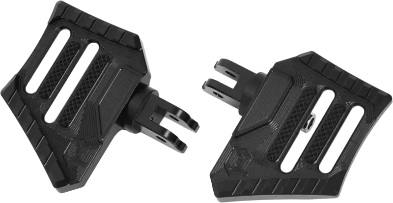 KENS FACTORY KFB-04-1B Adjustable Mini Floorboards for M8 Softail Drivers - KENS FACTORY