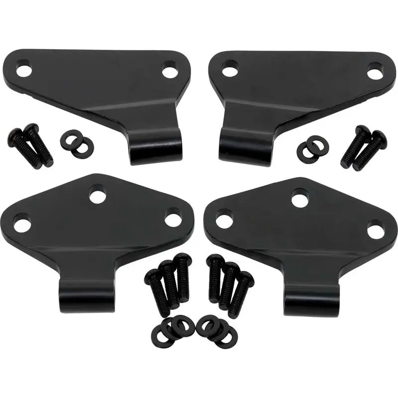 Kentrol 50580 Kentrol 07-18 Jeep Wrangler JK Body Door Hinge Set 4 Pieces 2 Door - Powdercoat Black