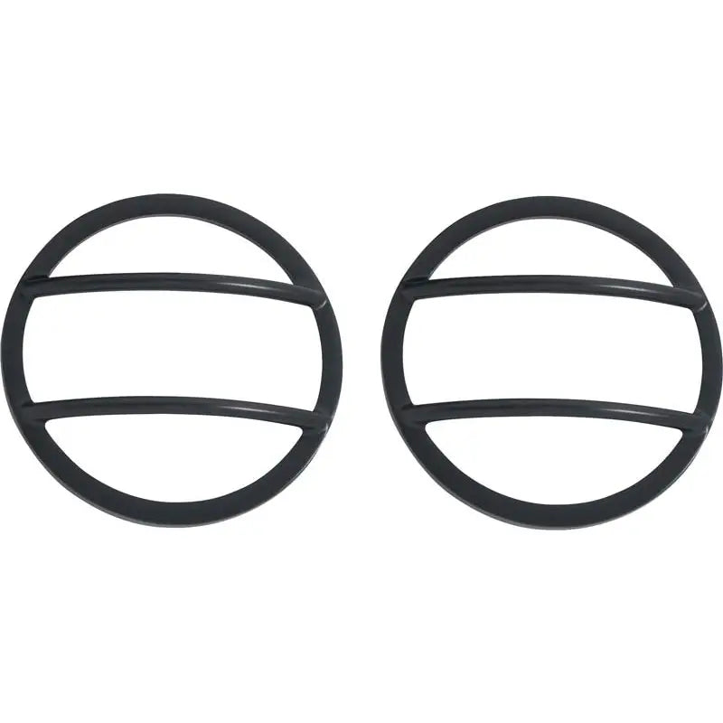 Kentrol 50009 Kentrol 07-18 Jeep Wrangler JK Front Marker Covers Pair - Powdercoat Black