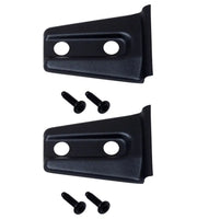 Kentrol 07-18 Jeep Wrangler JK Hood Hinge Overlays Pair- Textured Black - Truck & Automotive