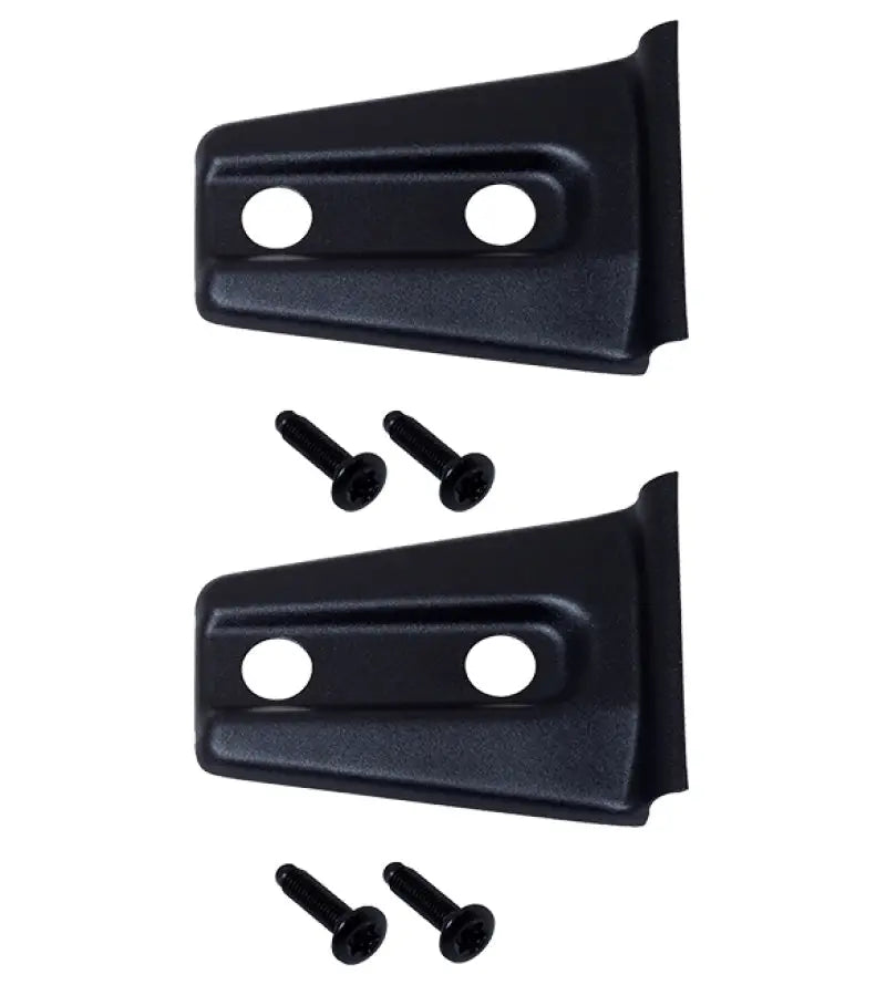 Kentrol 07-18 Jeep Wrangler JK Hood Hinge Overlays Pair- Textured Black - Truck & Automotive