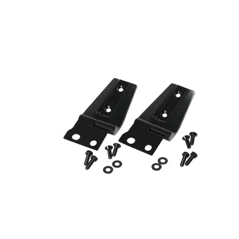 Kentrol 50572 Kentrol 07-18 Jeep Wrangler JK Hood Hinge Pair - Powdercoat Black