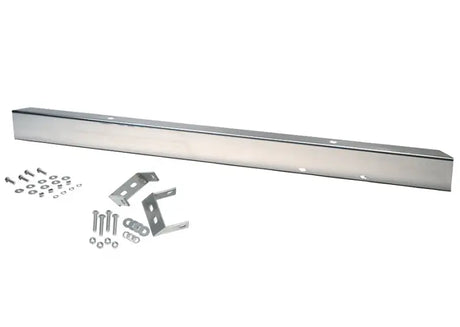 Kentrol 45-86 Jeep CJ5/CJ7 Rear Bumper - Polished Silver - Truck & Automotive