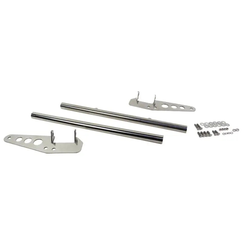 Kentrol 30418 Kentrol 55-86 Jeep CJ Grill Guard - Polished Silver