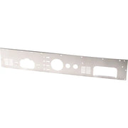 Kentrol 30562 Kentrol 76-86 Jeep CJ Dash Panel Without Radio Opening Brushed Silver