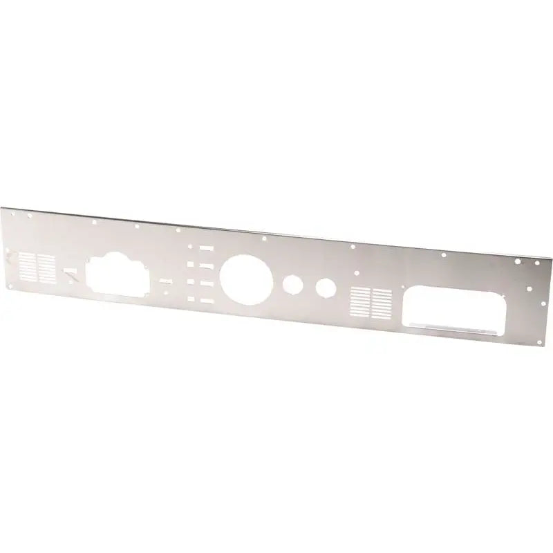 Kentrol 30562 Kentrol 76-86 Jeep CJ Dash Panel Without Radio Opening Brushed Silver