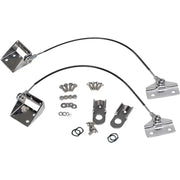 Kentrol 30666 Kentrol 76-86 Jeep CJ Tailgate Pivot Latch Assembly Fiberglass Body CJ - Polished Silver