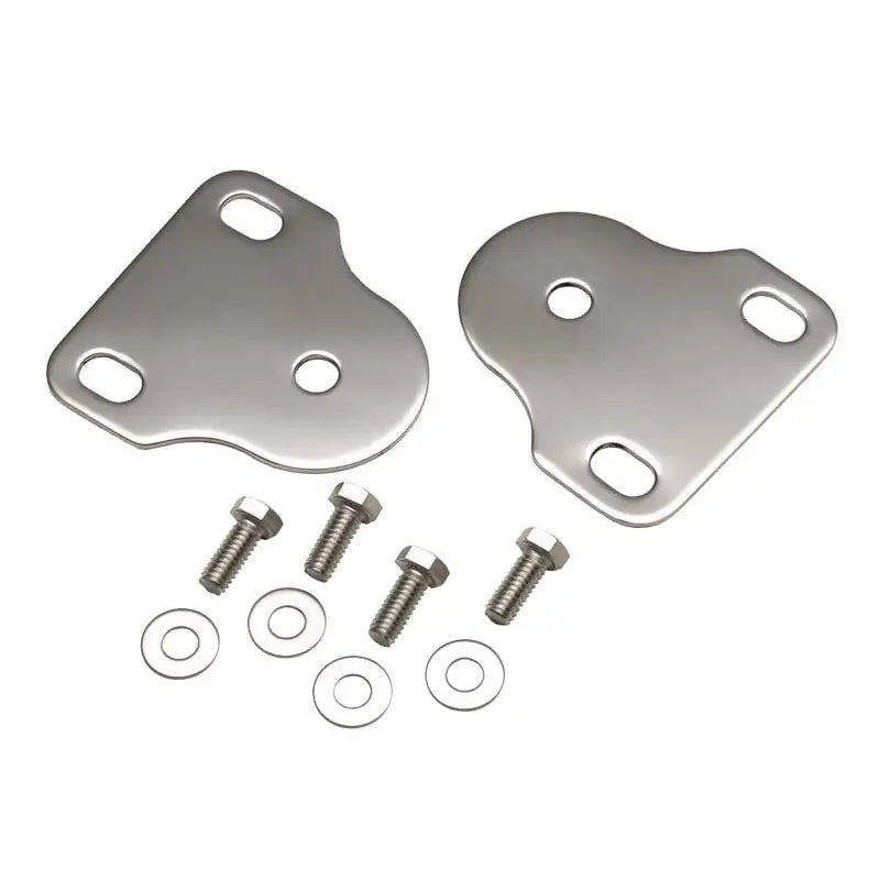 Kentrol 30408 Kentrol 76-95 Jeep CJ/Wrangler YJ Interior Windshield Brackets Pair - Polished Silver