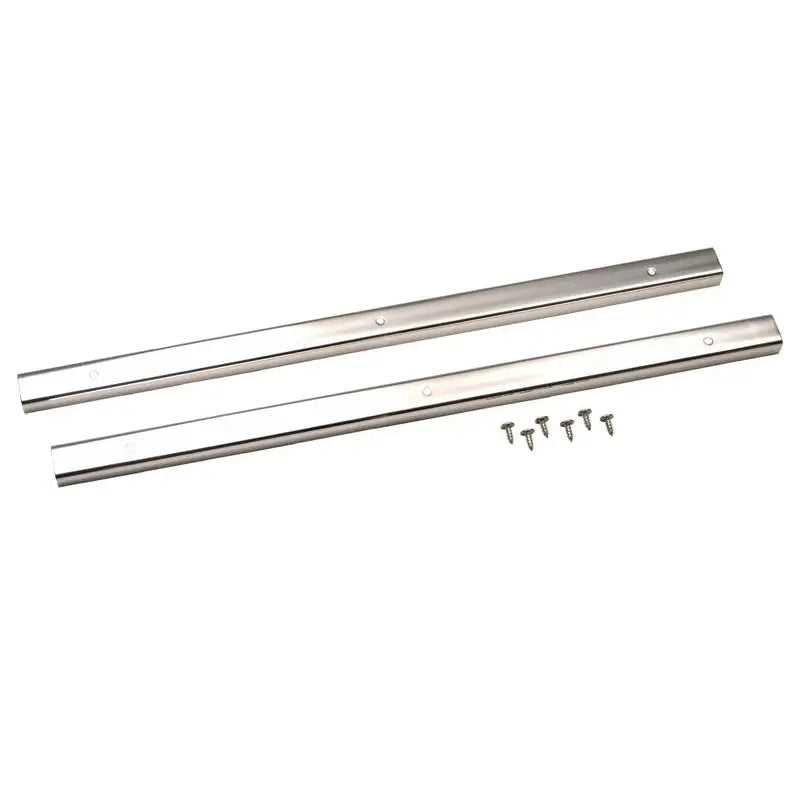 Kentrol 30416 Kentrol 76-95 Jeep CJ7 Wrangler YJ Entry Guards Pair - Polished Silver