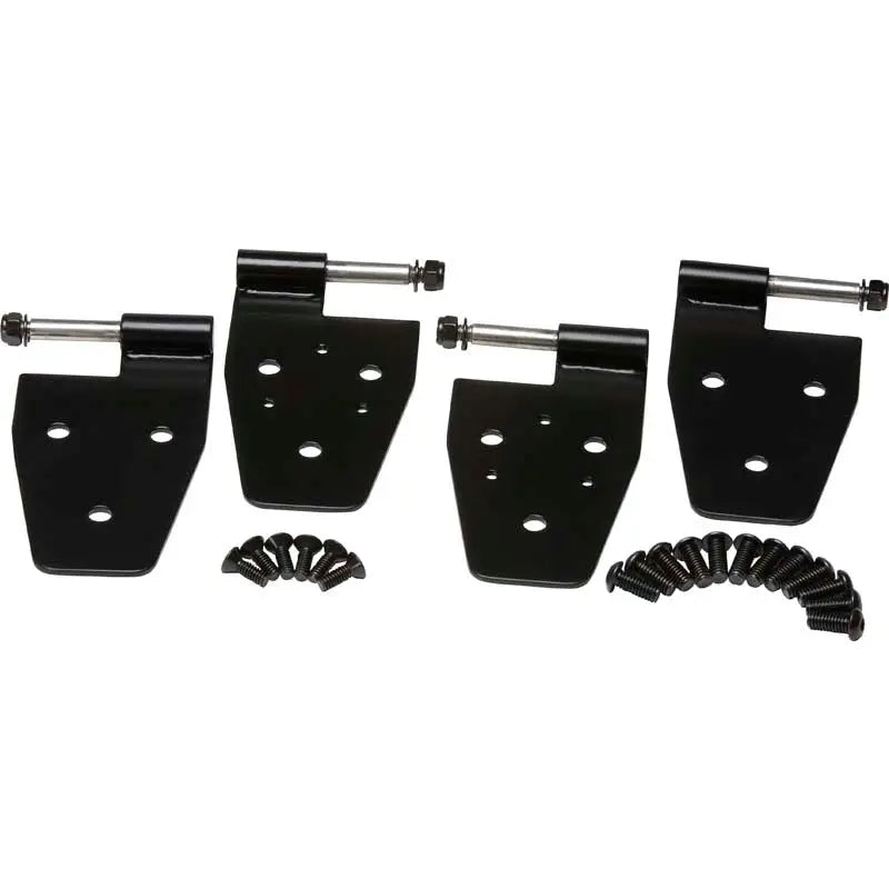 Kentrol 50525 Kentrol 97-06 Jeep Wrangler TJ Door Hinge Set 4 Pieces - Powdercoat Black