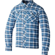 Kevlar Lumberjack Ce Shirt Blue/Grey Check Xs - RST