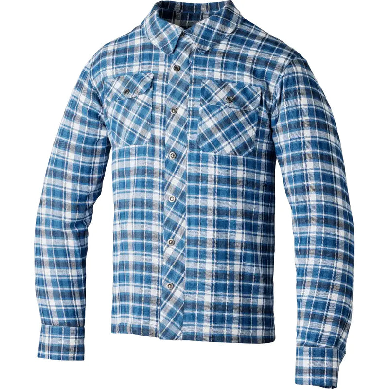 Kevlar Lumberjack Ce Shirt Blue/Grey Check Md - RST