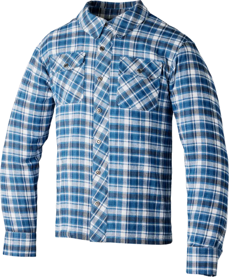 Kevlar Lumberjack Ce Shirt Blue/Grey Check 2xl - RST