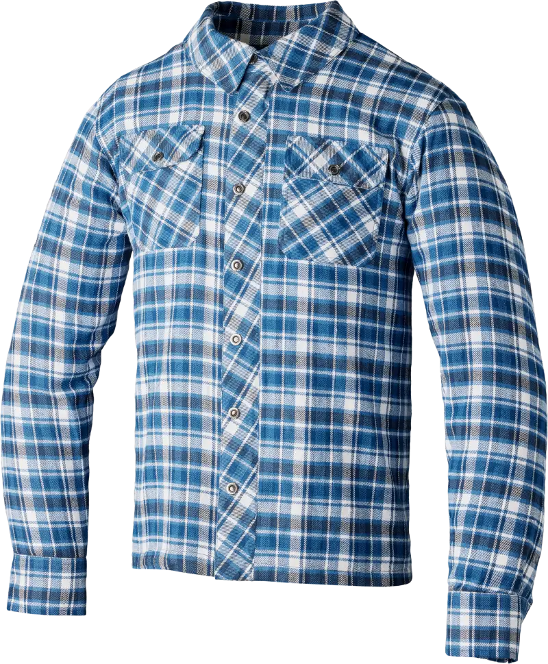 Kevlar Lumberjack Ce Shirt Blue/Grey Check 2xl - RST