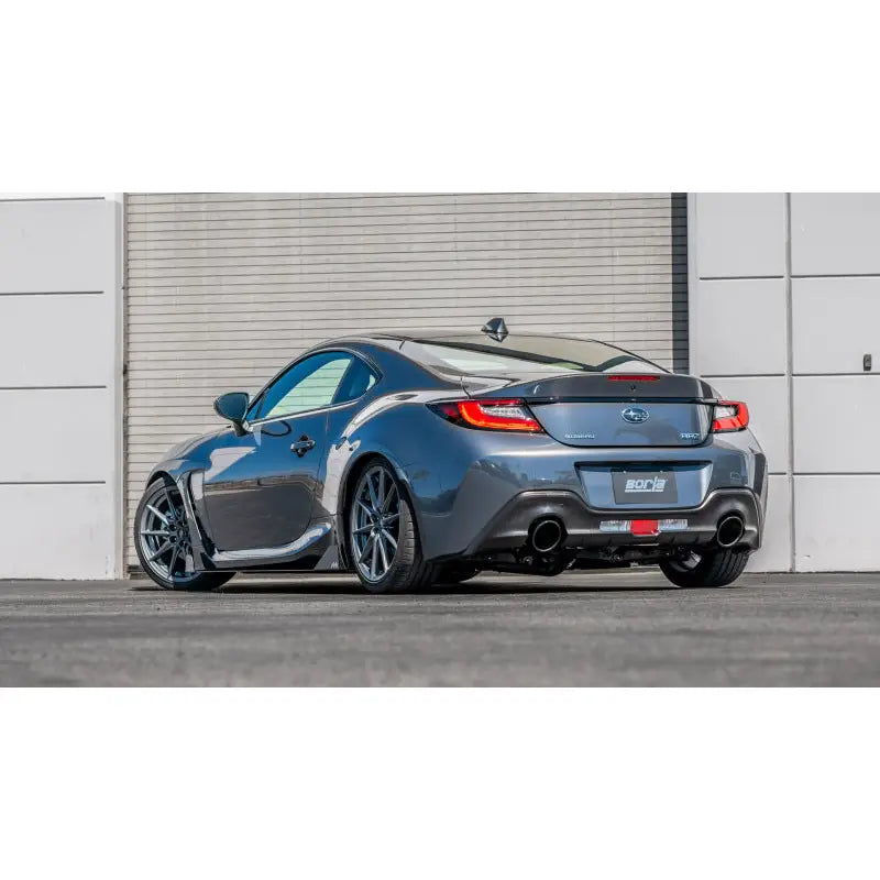 Keystone 140910BC Exhaust System Kit T-304 Stainless Steel; With Muffler; 2-1/2 Inch Pipe Diameter; Single Exhaust With Dual Exit; Single Split Rear Exit; 5 Inch Black Chrome On T-304 Stainless Steel Tips