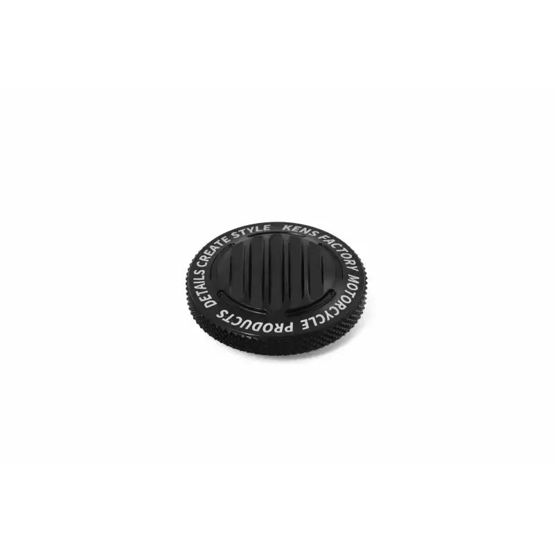 KFC-11 Kens Factory Nx Lvl Gas Cap Finned Black Dummy Cap For M8 Lh - RV and Auto Parts
