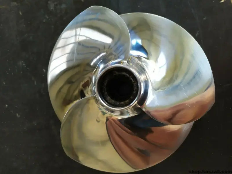 Shiny three-blade boat propeller from KGX-CD-12/16 Solas Concord Impeller series