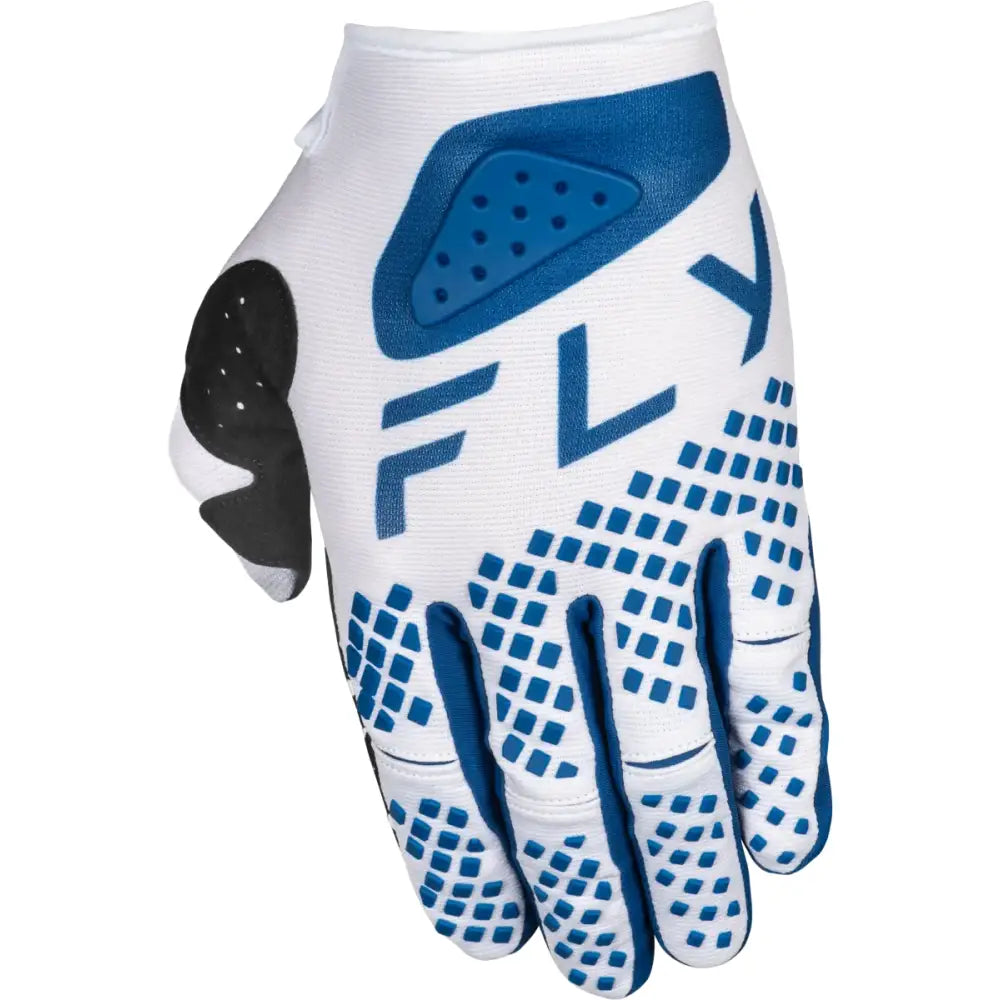 Kinetic Center Gloves White/Navy 3x