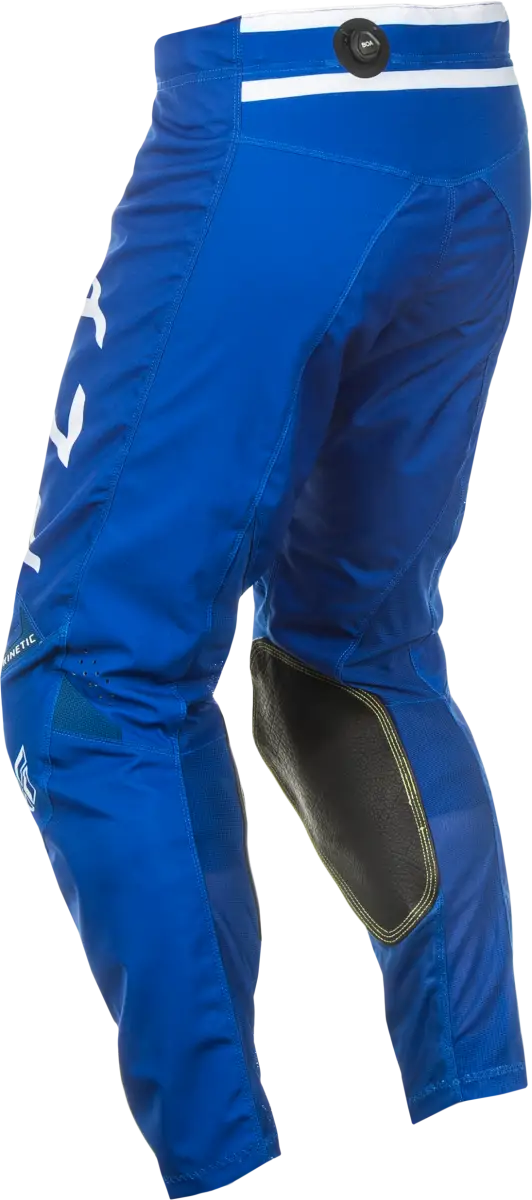 Blue motocross pants Kinetic Center Navy White designed for off-road riding gear