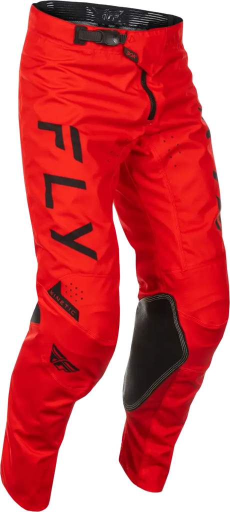 Red motocross pants from Kinetic Center, perfect as RV parts & accessories or truck gear