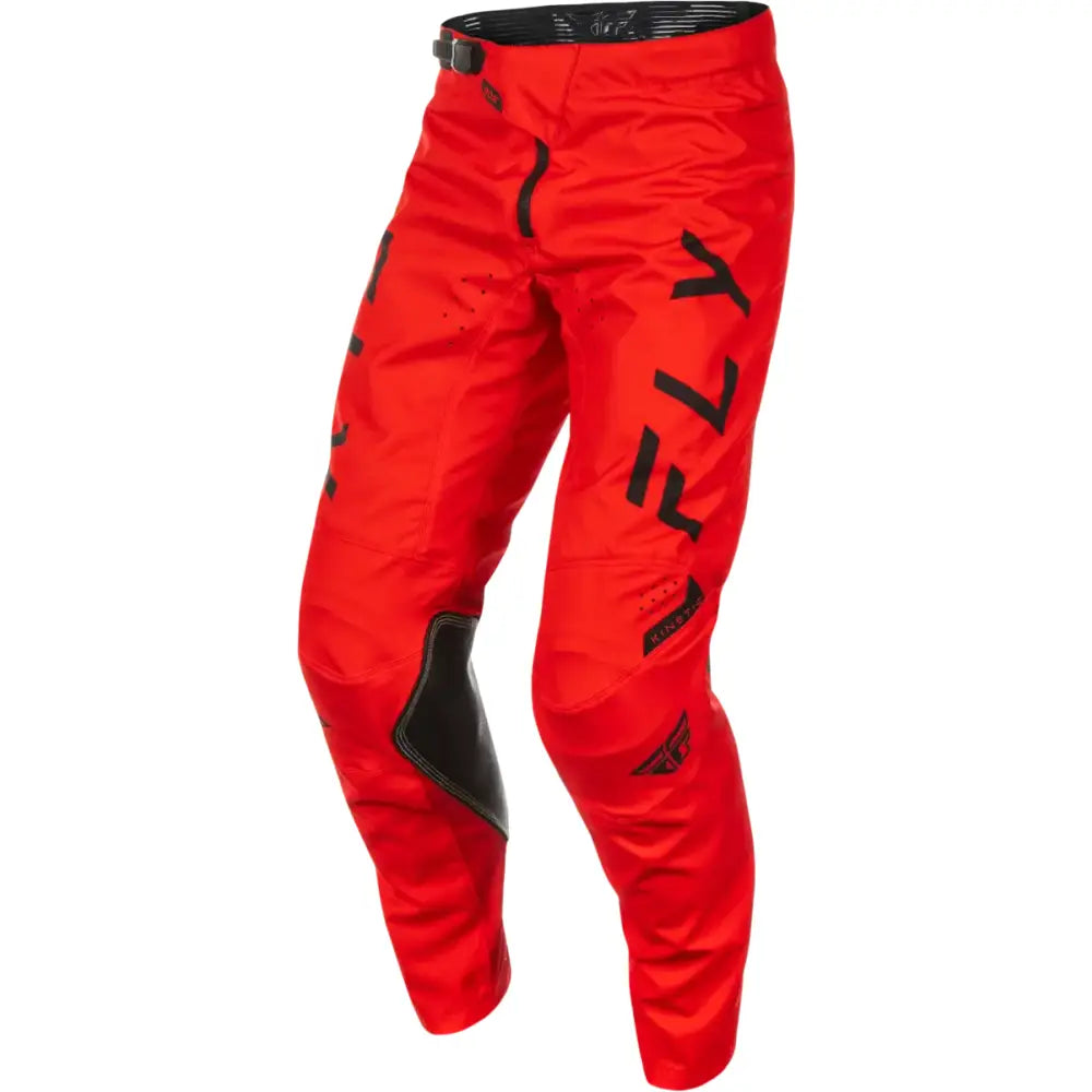 Red motocross pants Kinetic Center, perfect for RV parts & accessories or truck parts