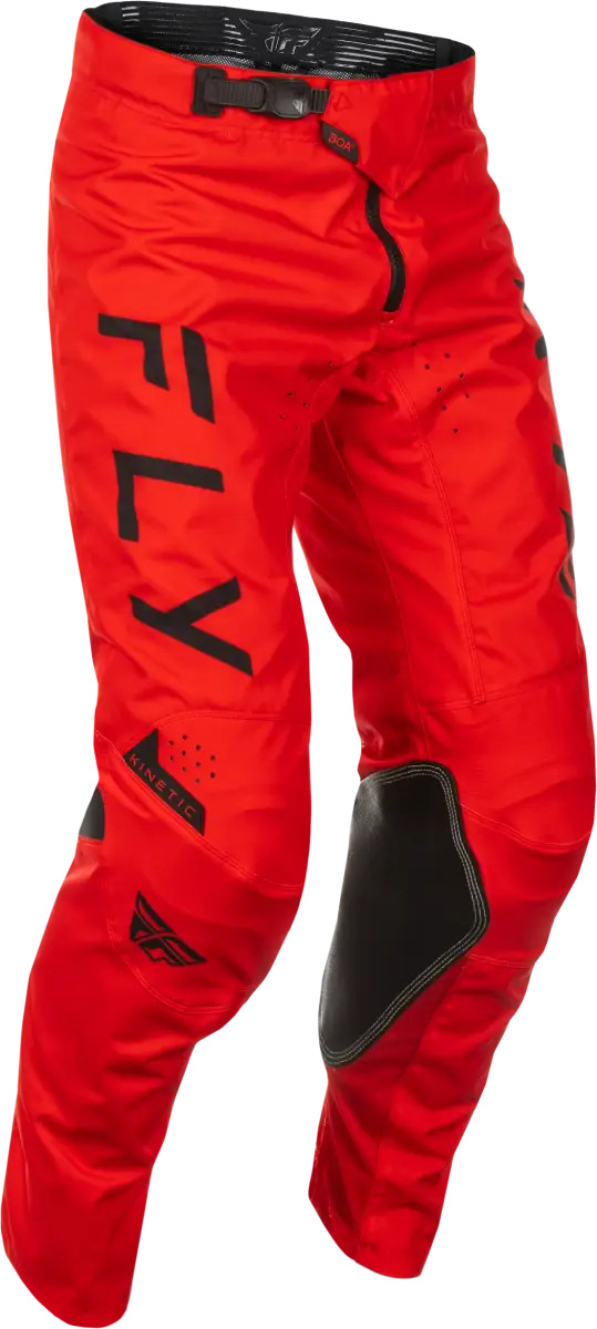 Red motocross pants Kinetic Center Pants Red Black size 42 for powersports fun