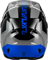 Kinetic Crest Helmet Grey/Black/Blue Lg - FLY RACING
