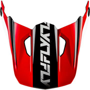 Kinetic Crest Helmet Visor Red/Black/White Md/Lg