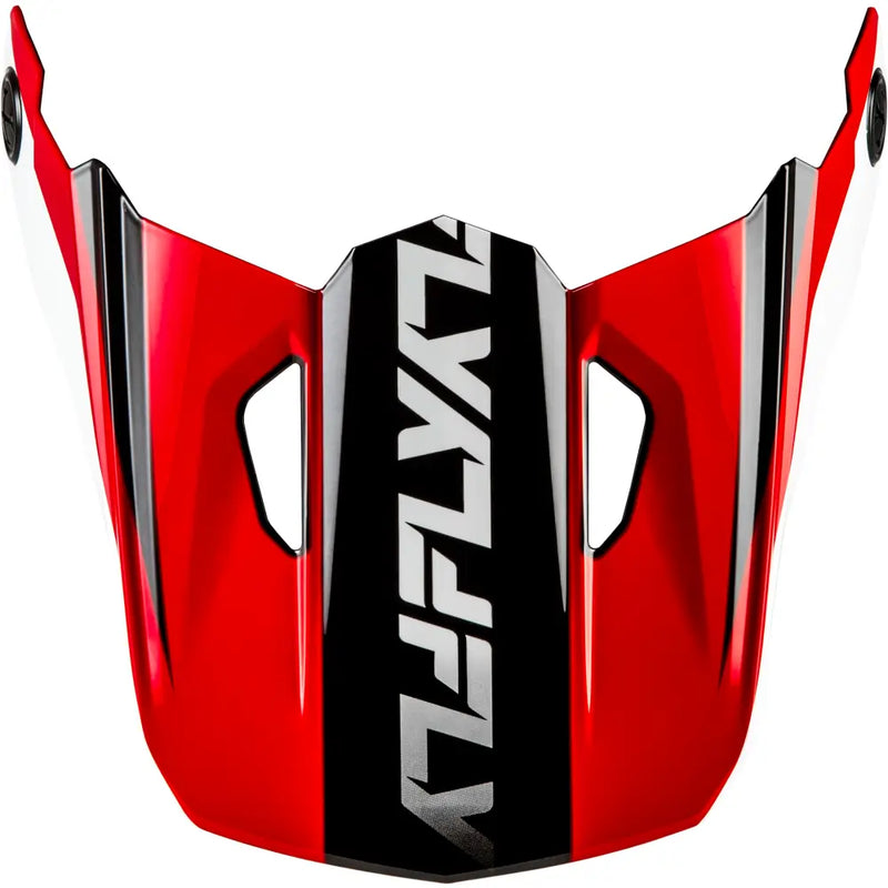 Kinetic Crest Helmet Visor Red/Black/White Md/Lg