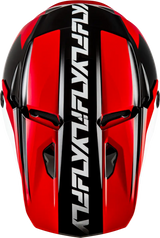 Kinetic Crest Helmet Red/Black/White Md - FLY RACING