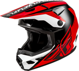 Kinetic Crest Helmet Red/Black/White Md - FLY RACING