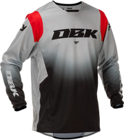 Kinetic Dbk Jersey Grey/Black/Red 2x - FLY RACING