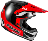 Kinetic Dbk Helmet Black/Red/Grey Md - FLY RACING