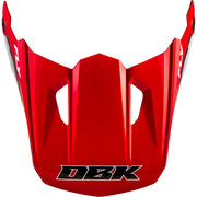 Kinetic Dbk Helmet Visor Red/Black/Grey Xl/2x