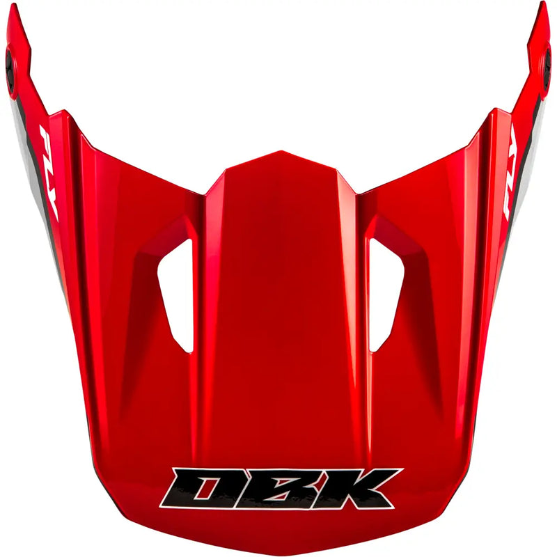 Kinetic Dbk Helmet Visor Red/Black/Grey Xl/2x