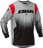 Kinetic Dbk Jersey Grey/Black/Red Lg - FLY RACING