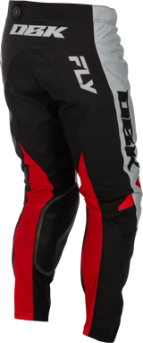 Kinetic Dbk Pants Grey/Black/Red Sz 42 - FLY RACING