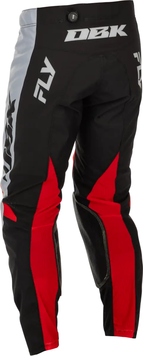 Kinetic Dbk Pants Grey/Black/Red Sz 38 - FLY RACING