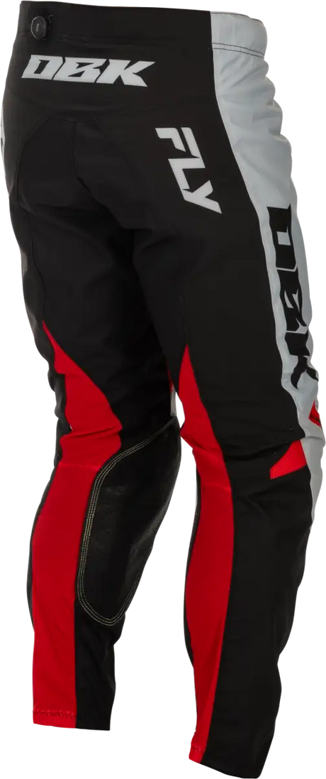 Kinetic Dbk Pants Grey/Black/Red Sz 32 - FLY RACING
