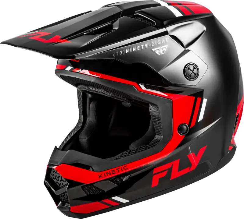 Kinetic Verdict Helmet Black/Red/White Xl - FLY RACING