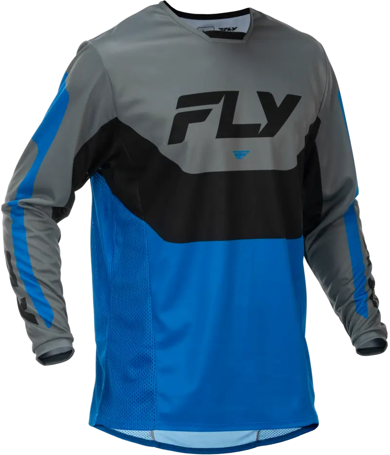 Kinetic Jersey Blue/Grey/Black Sm - FLY RACING